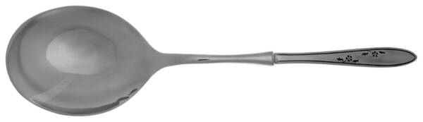 Flower Dance (Stainless) Casserole Spoon with Smooth Stainless Bowl HC
