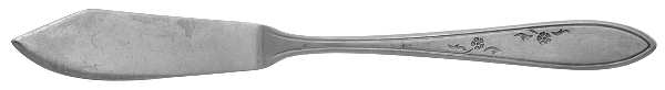 Flower Dance (Stainless) Flat Handle Master Butter Knife