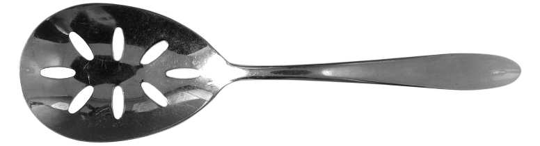 IMI45 (Stainless) Solid Pierced Casserole Spoon