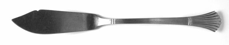 Modern Shell (Stainless) Flat Handle Master Butter Knife by Imperial Intl