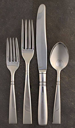 Paula (Stainless) 4 Piece Place Setting