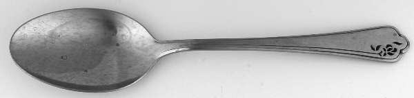 Rose Image (Stainless, Round End) Tablespoon (Serving Spoon)