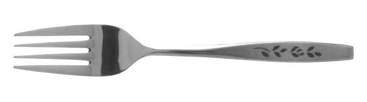 Rose Silhouette (Stainless) Individual Salad Fork