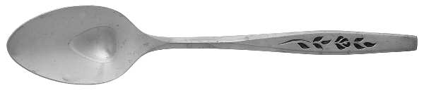 Rose Silhouette (Stainless) Place/Oval Soup Spoon