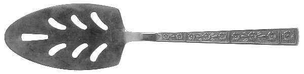 Serta (Stainless) Pierced All Stainless Pie Server