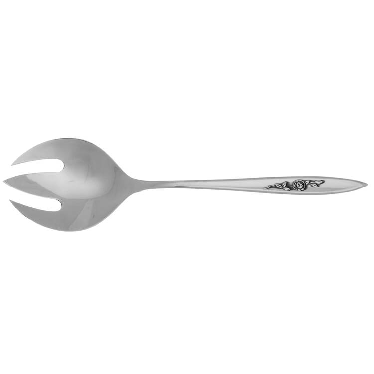 Shadow Rose (Stainless) Medium Solid Cold Meat Serving Fork