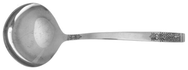 Young Rose (Stainless) Solid Gravy Ladle