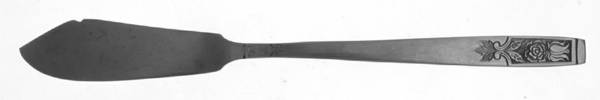 Young Rose (Stainless) Flat Handle Master Butter Knife
