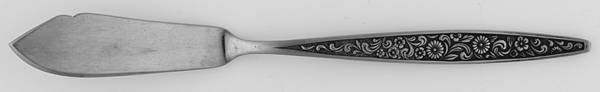 INR22 (STAINLESS) Flat Handle Master Butter Knife by Interpur