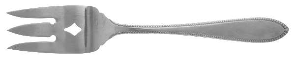 INR5 (STAINLESS) Medium Solid Cold Meat Serving Fork by Interpur