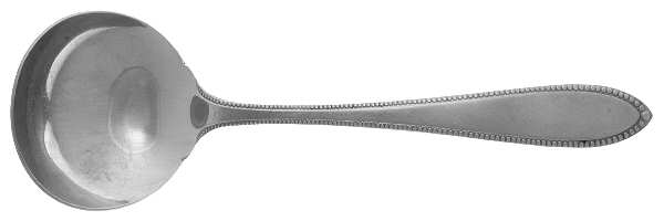 INR5 (STAINLESS) Solid Gravy Ladle by Interpur