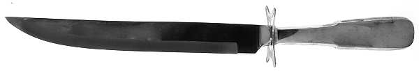 1810 (Sterling, 1930) Large Carving/Roast Knife StnlBl w/Sterling Guard