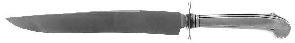 1810 (Sterling, 1930) Sm Carving Knife W/Stnl Prg, Str Guard,Pistol Hdl