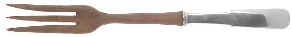 1810 (Sterling, 1930) Salad Serving Fork with Wooden Prongs