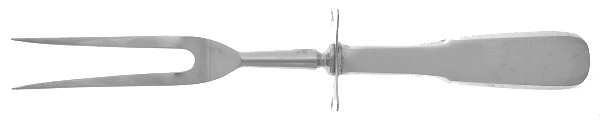 1810 (Sterling, 1930) Large Stainless-Prong Roast Carving Fork