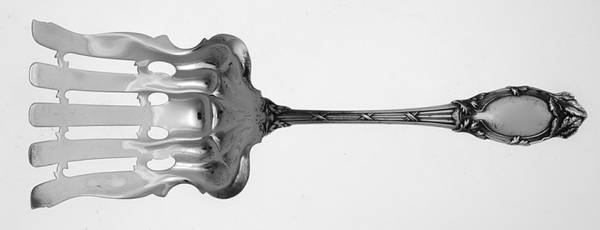 Abbottsford (Sterling, 1907) Large Solid Asparagus Serving Fork