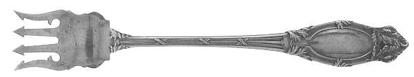 Abbottsford (Sterling, 1907) Short Handle Pickle/Olive Fork