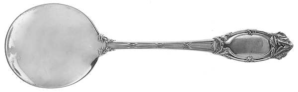 Abbottsford (Sterling, 1907) Round Bowl Soup Spoon (Gumbo)