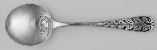 Acanthus (Silverplate, 1886) Round Bowl Soup Spoon (Cream Soup)