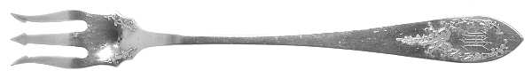 Adanac (Sterling, 1910) Short Handle Pickle/Olive Fork