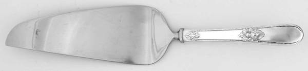 Adoration (Silverplate, No Monograms) Pie & Cake Server with Stainless Blade