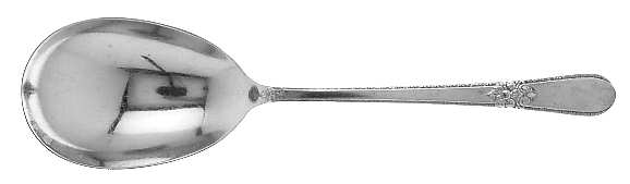 Adoration (Silverplate, No Monograms) Solid Smooth Casserole Spoon