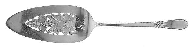 Adoration (Silverplate, No Monograms) Solid Pierced Pie Server