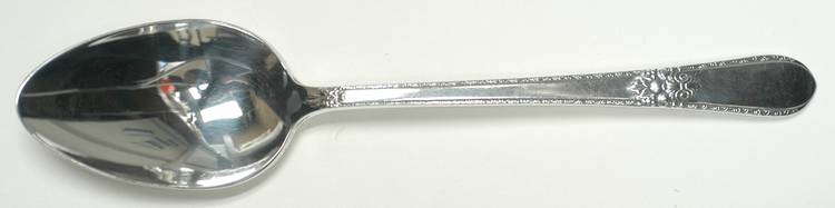 Adoration (Silverplate, No Monograms) Tablespoon (Serving Spoon)