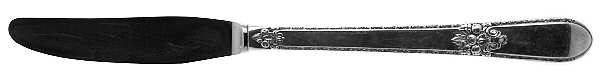 Adoration (Silverplate, No Monograms) Modern Hollow Grille Knife