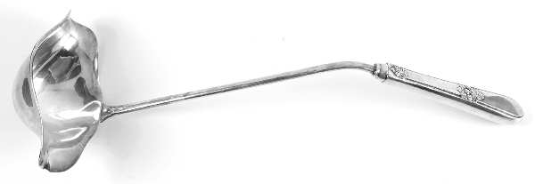 Adoration (Silverplate, No Monograms) Punch Ladle with Silverplate Bowl