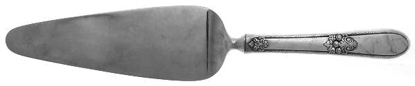 Adoration (Silverplate, No Monograms) Pie Server with Stainless Blade