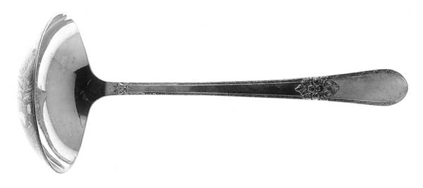 Adoration (Silverplate, No Monograms) Solid Gravy Ladle
