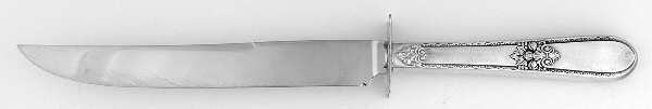 Adoration (Silverplate, No Monograms) Small Steak Carving Knife with Stainless Blade