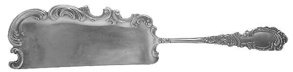 Aldine (Silverplate, 1895) Large Flat Handle Crumb Knife/Crumber
