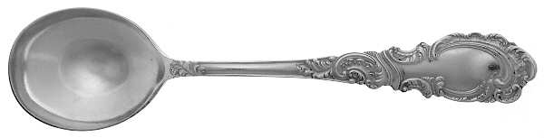 Aldine (Silverplate, 1895) Round Bowl Soup Spoon (Gumbo)