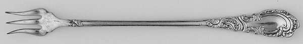 Aldine (Silverplate, 1895) Cocktail/Seafood Fork