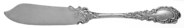 Aldine (Silverplate, 1895) Flat Handle Butter Spreader