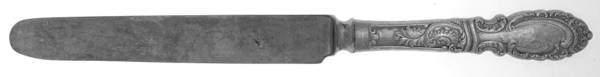 Aldine (Silverplate, 1895) Old French Hollow Knife with Bolster