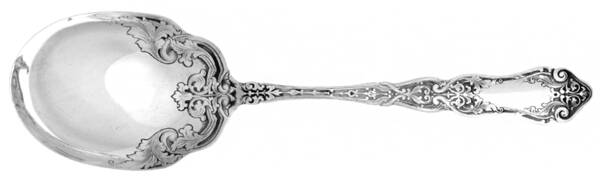 Alhambra (Silverplate, 1907) Solid Shell Berry/Casserole Spoon