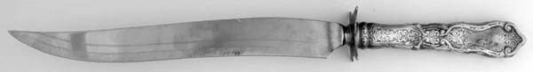 Alhambra (Silverplate, 1907) Large Stainless Blade Roast Carving Knife