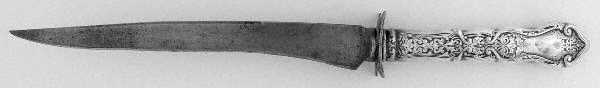 Alhambra (Silverplate, 1907) Large Stainless Blade Roast Carving Knife