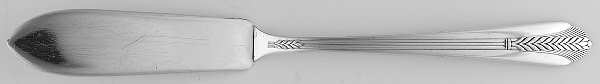 Allure (Silverplate, 1939) Flat Handle Master Butter Knife by International Silver