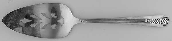 Allure (Silverplate, 1939) Solid Pierced Pie Server by International Silver