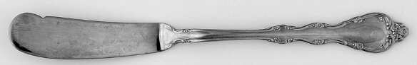 Allure (Stainless, Lyon) Flat Handle Master Butter Knife