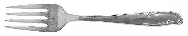 Allure-Teatime (Silverplate, 1959) Individual Salad Fork