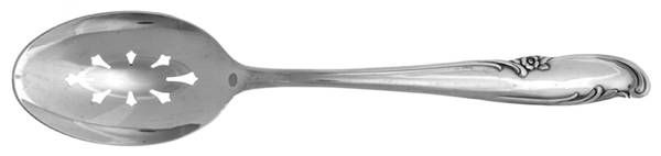 Allure-Teatime (Silverplate, 1959) Pierced Tablespoon (Serving Spoon)