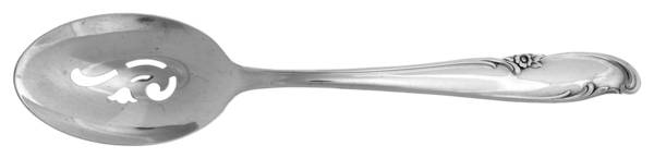 Allure-Teatime (Silverplate, 1959) Pierced Tablespoon (Serving Spoon)
