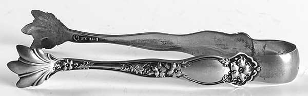 Althea (Sterling, 1910) Small Sugar Tongs