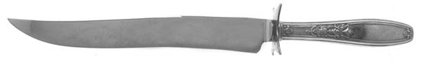Ambassador (Silverplate, 1919) Large Stainless Blade Roast Carving Knife