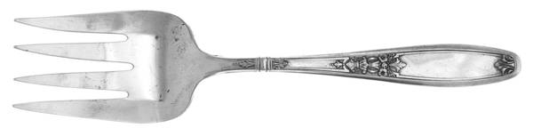 Ambassador (Silverplate, 1919) Solid Salad Serving Fork